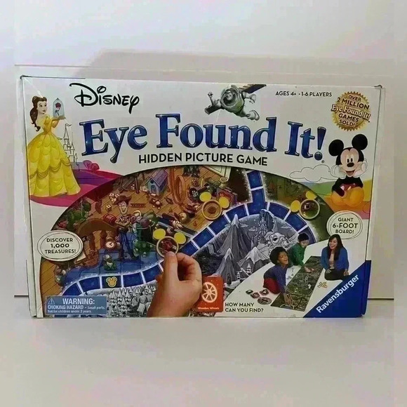 Disney Other - Wonderforge World of Disney Eye Found It Board Game Complete